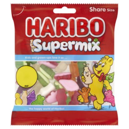 Picture of Haribo Supermix Bags PM €1.25 140g x30